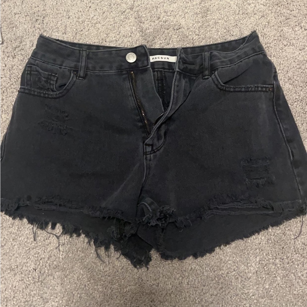 Pacsun high rise festival jean shorts
